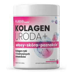 Pureo Health Collagen Beauty+, strawberry-raspberry flavor, 30 servings
