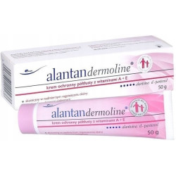 ALANTAN DERMOLINE KREM OCHRONNY POLTLUSTY Z WITAMINA A +E 50G