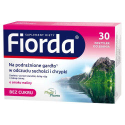 FIORDA SMAK MALINOWY 30 PASTYLEK  GARDLO I KRTAN .