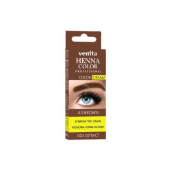 VENITA HENNA KREMOWA DO RZES I BRWI 4,0 BROWN 30G.