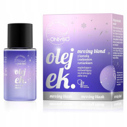 ONLYBIO OLEJEK DO WLOSOW MROZNY BLOND Z KAMELIA I NIEBIESKIM RUMIANKIEM 20ML.