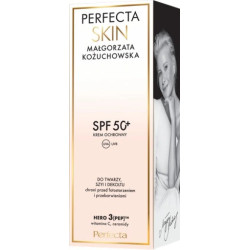 PERFECTA SKIN MALGORZATA KOZUCHOWSKA SPF 50+ KREM OCHRONNY DO TWARZY SZYI I DEKOLTU 40ML.