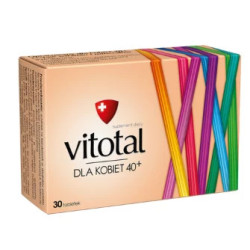 VITOTAL MULTIWITAMINA  DLA KOBIET 40+ 30 TABLETEK.