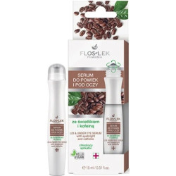 FLOS-LEK SERUM POD OCZY Z SWIETLIKIEM I KOFEINA 15ML.
