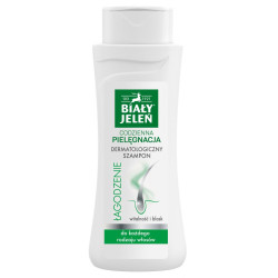 BIALY JELEN DERMATOLOGICZNY SZAMPON DO WLOSOW LAGODZENIE DO KAZDEGO RODZAJU WLOSOW 300ML.
