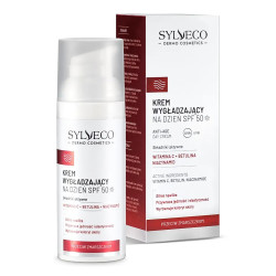 SYLVECO DERMO KREM WYGLADZAJACY NA DZIEN SPF 50 PRZECIW ZMARSZCZKOWY WITAMINA C +BETULINA+NIACYNAMID 50ML.