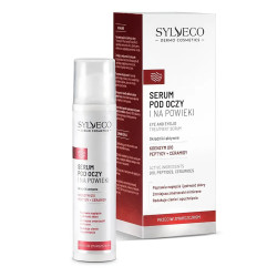 SYLVECO DERMO SERUM POD OCZY I NA POWIEKI PRZECIW ZMARSZCZKOM KOENZYM Q10 + PEPTYDY+CERAMIDY 15ML.