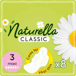 NATURELLA PODPASKI CLASIC MAXI 8 SZTUK.