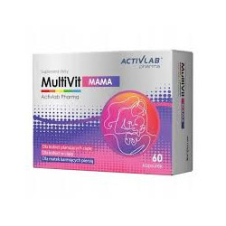 ACTIVLAB MULTIVIT MAMA MULTIWITAMINA DLA KOBIET W CIAZY ,KARMIACYCH PIERSIA LUB PLANUJACYCH CIAZE 60 KAPS.