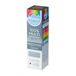 PLUSSSZ MULTIWITAMINA MESZCZYZNA COMPLEX BEZ CUKRU 20 TABLETEK.
