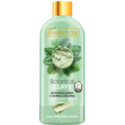 Bielenda BOTANICAL CLAYS Vegan MICELLAR LIQUID with green clay - 500 ml