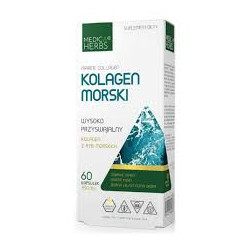 MEDICA HERBS KOLAGEN MORSKI 450MG 60 KAPSULEK.