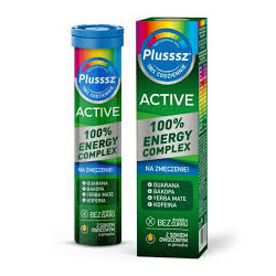 PLUSSSZ ACTIVE 100% ENERGY COMPLEX NA ZMECZENIE 20 TABLETEK.