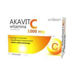 AKAVIT C WITAMINA C 1000 MG 60 KAPSULEK.