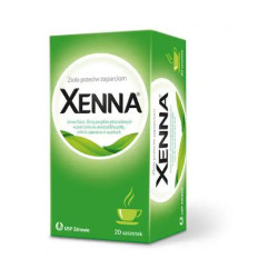 XENNA HERBATKA ZIOLOWA PRZECIW ZAPARCIOM 20 SASZETEK.