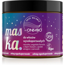 Onlybio Hair In BalanceMask for High Porosity Hair with Linseed Oil and Black Cumin 400ml