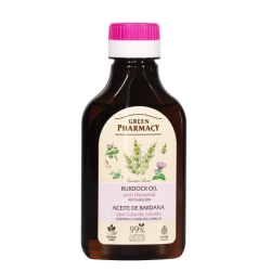 Green Pharmacy Burdock oil with horsetail, against hair loss - 100ml