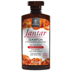 Farmona Jantar Shampoo for damaged hair with amber extract and vitamin complex 330 ml
